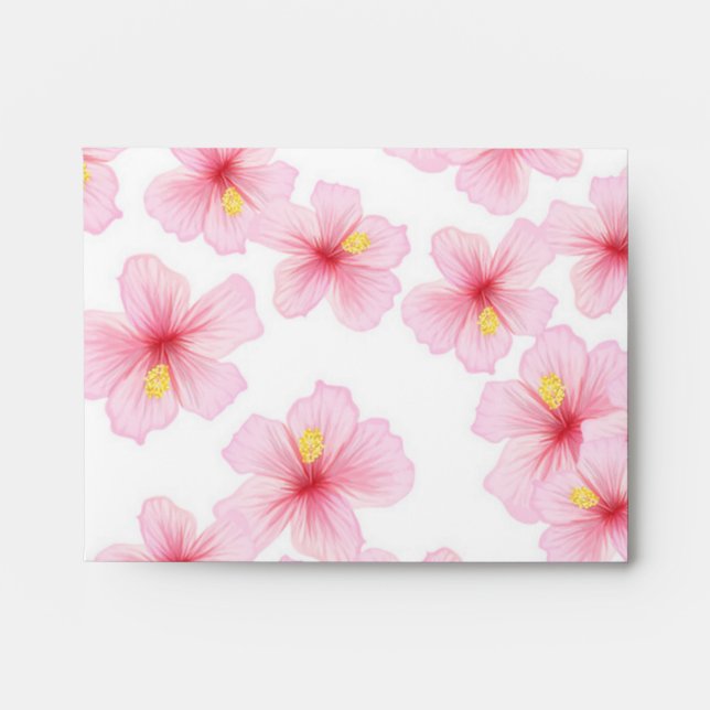 Flower pattern envelope (Front)