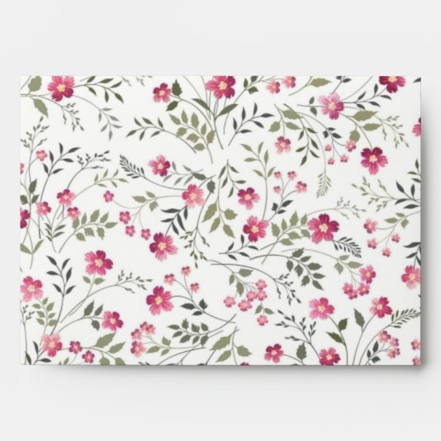 Flower pattern envelope (Front)