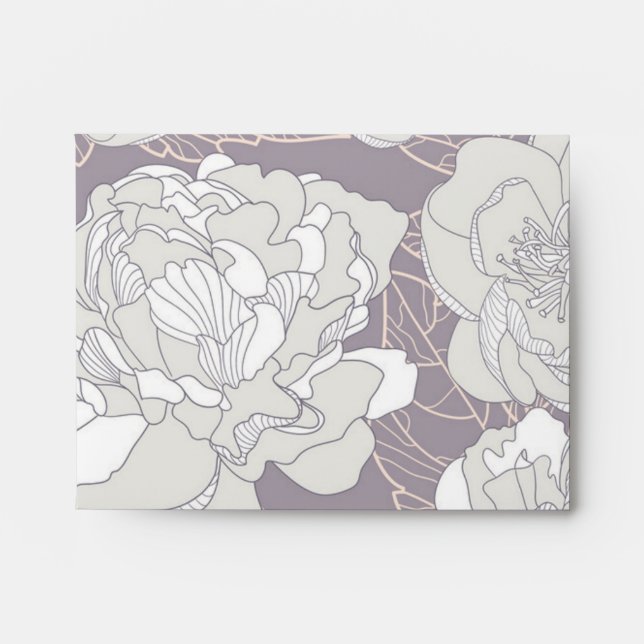 Flower pattern envelope (Front)