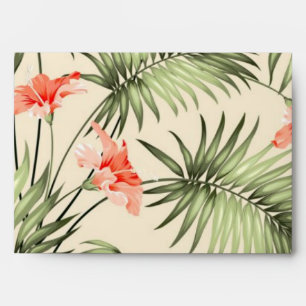 Flower pattern envelope