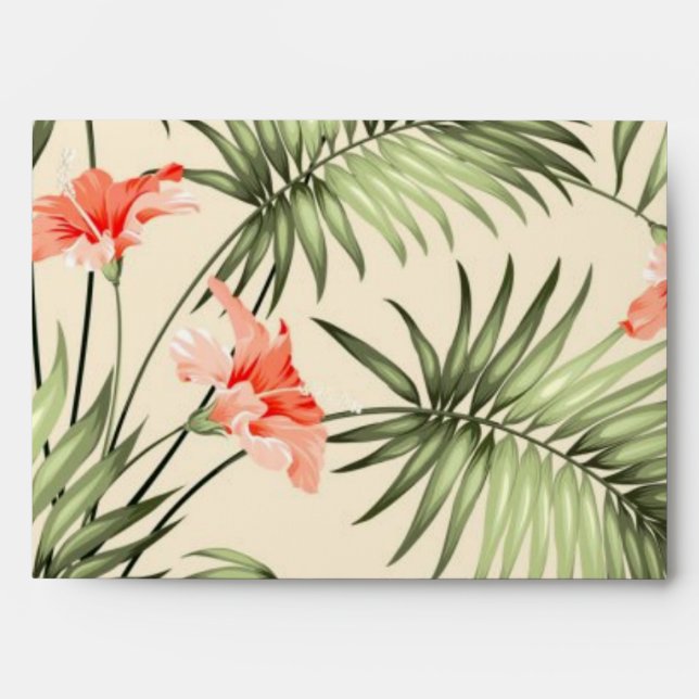Flower pattern envelope (Front)