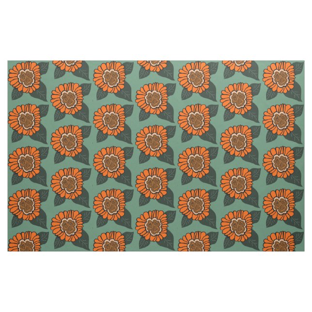 FLOWER PATTERN FABRIC (Fat Quarter)