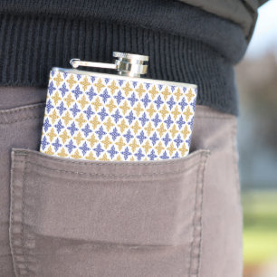 Flower Pattern Hip Flask