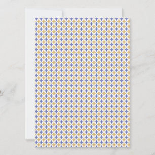 Flower Pattern Holiday Card