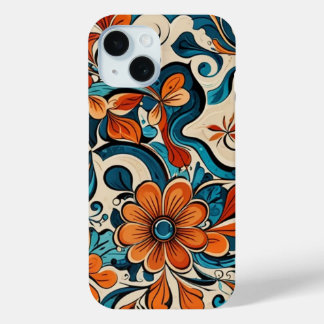 flower pattern iPhone 15 Case