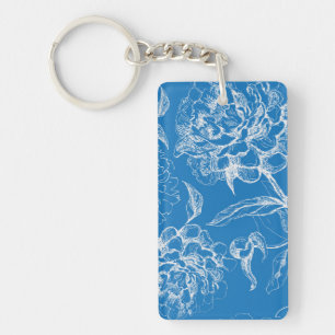 Flower pattern key ring