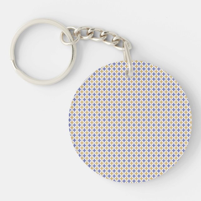 Flower Pattern Key Ring (Front)