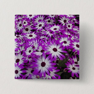 Flower pattern, Kuekenhof Gardens, Lisse, 15 Cm Square Badge