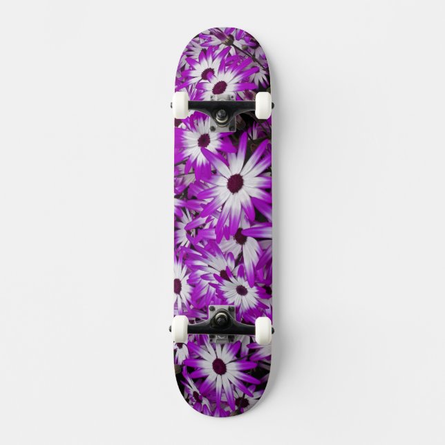 Flower pattern, Kuekenhof Gardens, Lisse, Skateboard (Front)