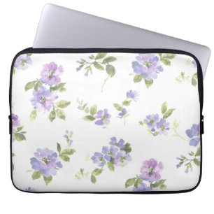 Flower pattern laptop sleeve