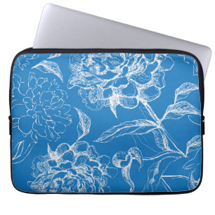 Flower pattern laptop sleeve