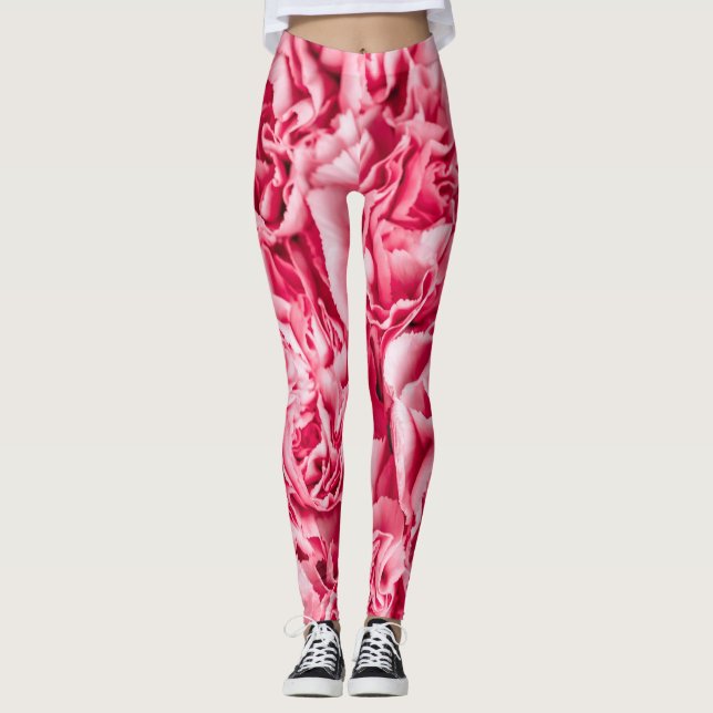 Flower Pattern Leggings (Front)
