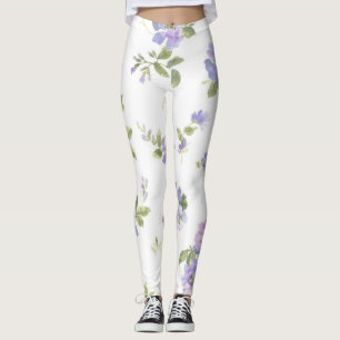 Flower pattern leggings