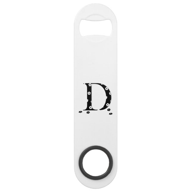 Flower Pattern Letter D (Front)
