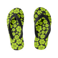Flower Pattern - Lime Green