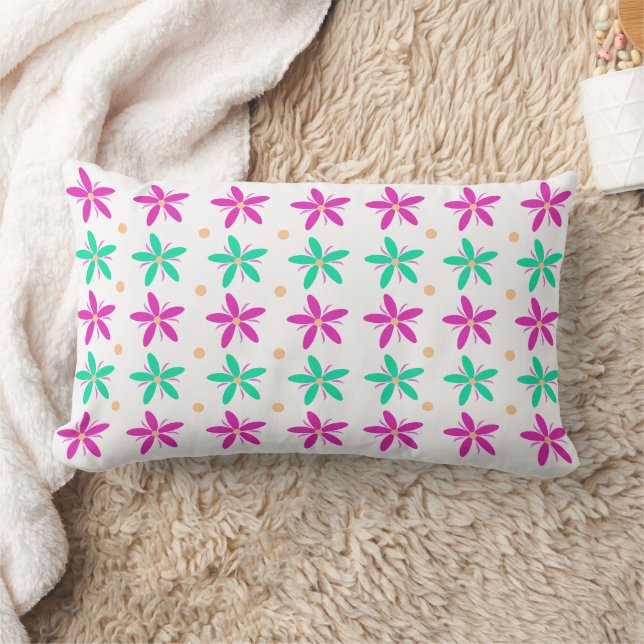 Flower pattern  lumbar cushion (Blanket)