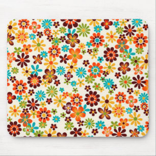 flower pattern mouse pad