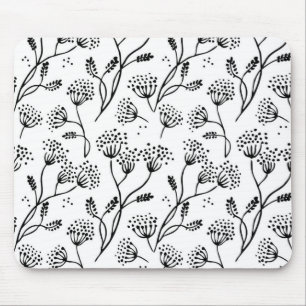 Flower pattern mouse pad