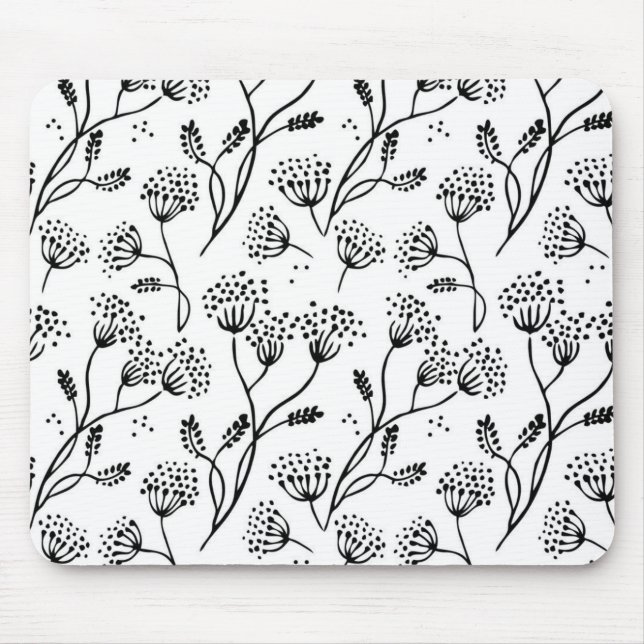 Flower pattern mouse pad (Front)