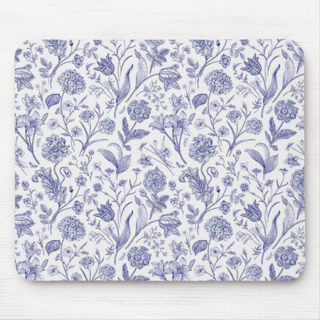 Flower pattern mouse pad (Front)