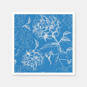 Flower pattern napkin