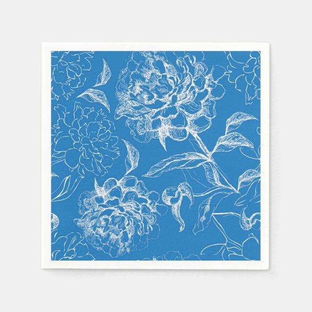 Flower pattern napkin (Front)