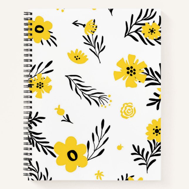 Flower pattern notebook (Front)