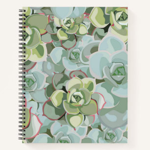 Flower pattern notebook