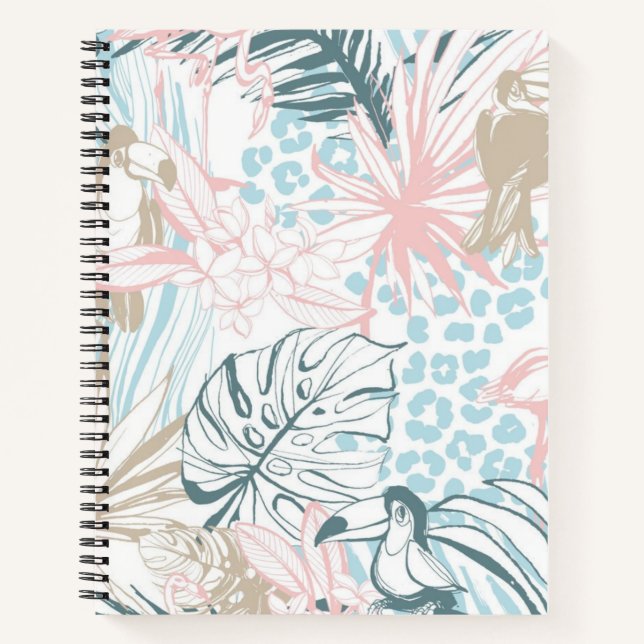 Flower pattern notebook (Front)
