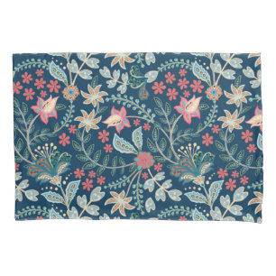 Flower pattern pillowcase