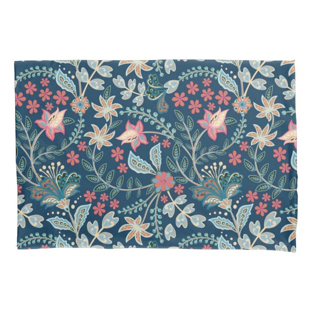 Flower pattern pillowcase (Front)