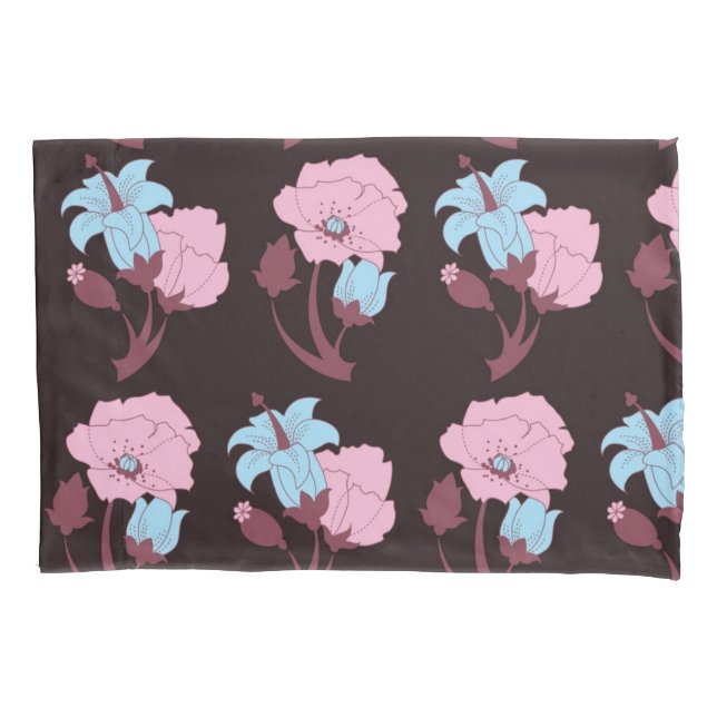 Flower pattern pillowcase (Front)