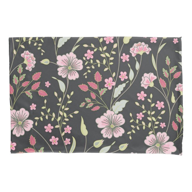 Flower pattern pillowcase (Front)