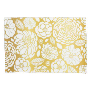 Flower pattern pillowcase