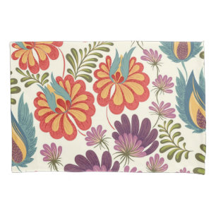 Flower pattern pillowcase