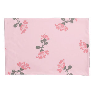 Flower pattern pillowcase