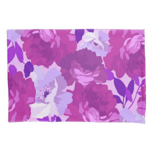 Flower pattern pillowcase