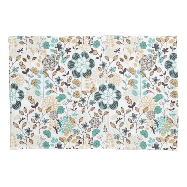 Flower pattern pillowcase (Front)