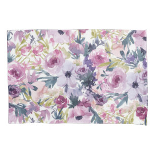 Flower pattern pillowcase