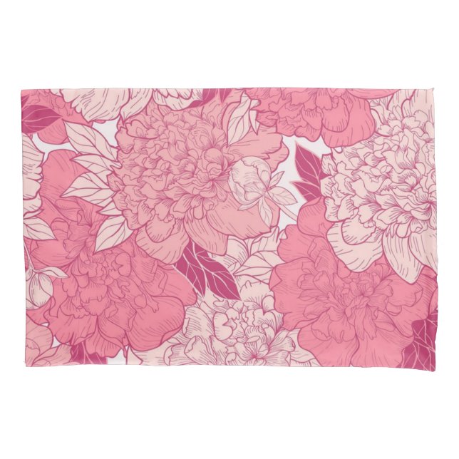 Flower pattern pillowcase (Front)