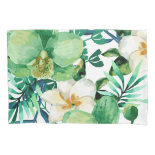 Flower pattern pillowcase