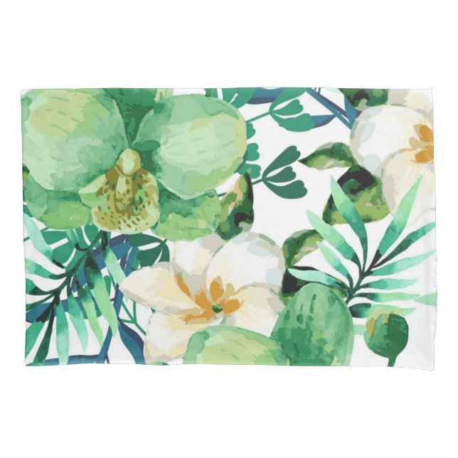 Flower pattern pillowcase (Front)
