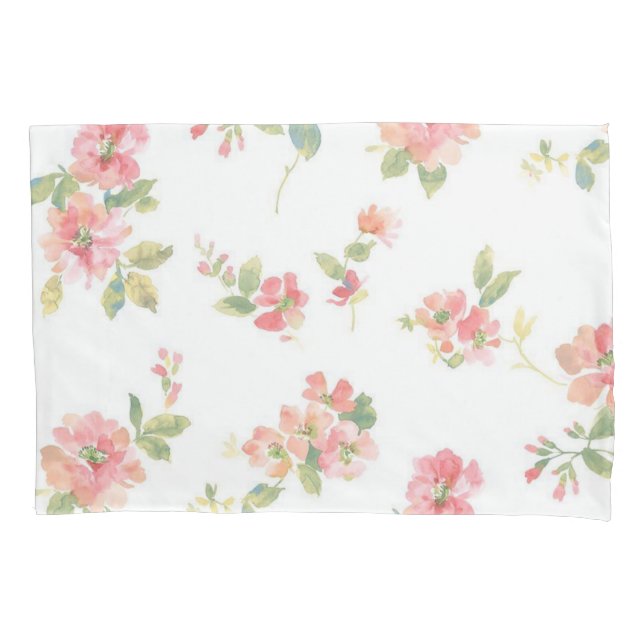 Flower pattern pillowcase (Front)