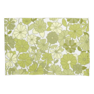 Flower pattern pillowcase