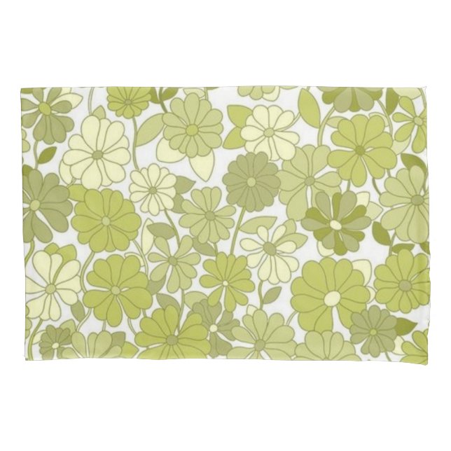 Flower pattern pillowcase (Front)