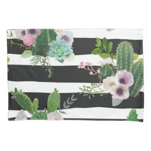 Flower pattern pillowcase