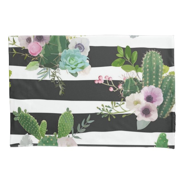 Flower pattern pillowcase (Front)