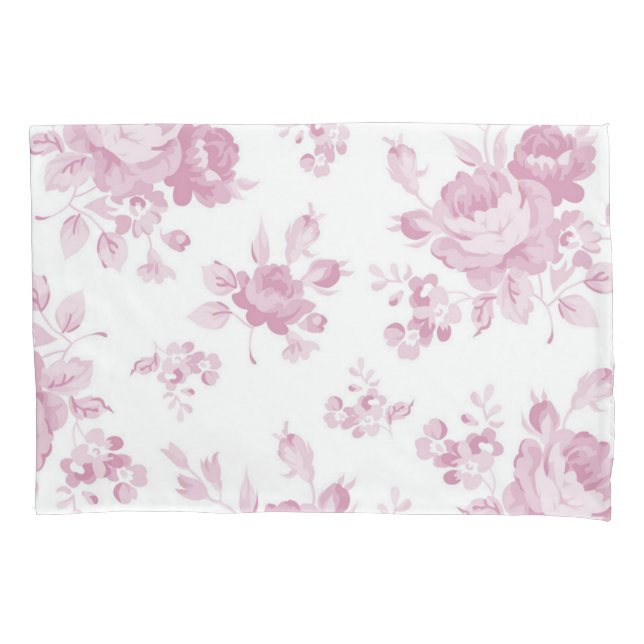 Flower pattern pillowcase (Front)
