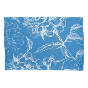 Flower pattern pillowcase