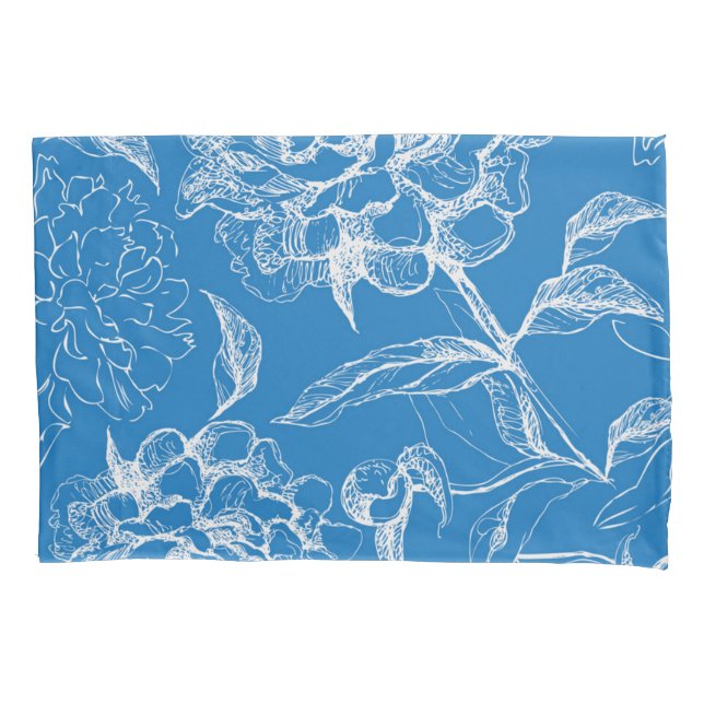 Flower pattern pillowcase (Front)